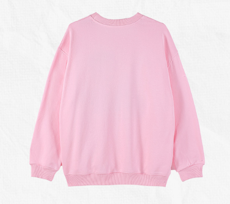 Dog & Strawberry Print Sweatshirt for Kids